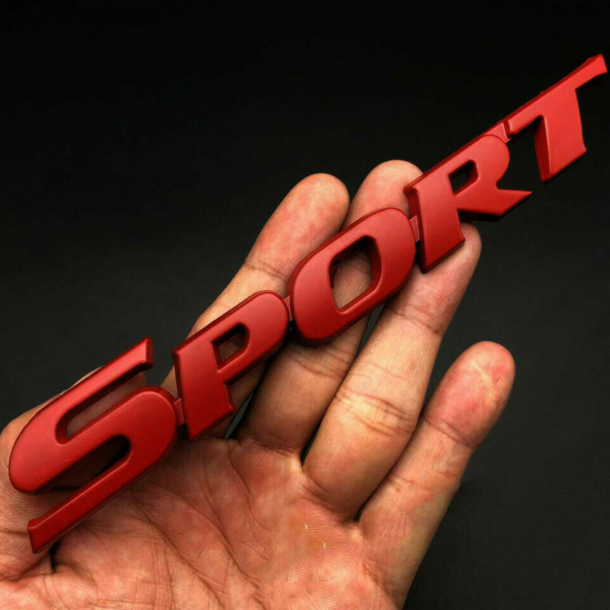 Car Sport Racing Logo Emblem Badge Sticker Decal Trunk Tailgate Decoration Red