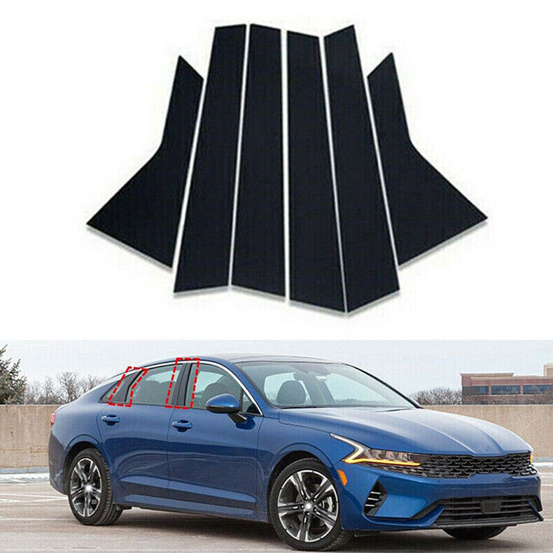 4-piece window lift panel switch cover trim for Toyota for Camry 2018-2023, Red ABS