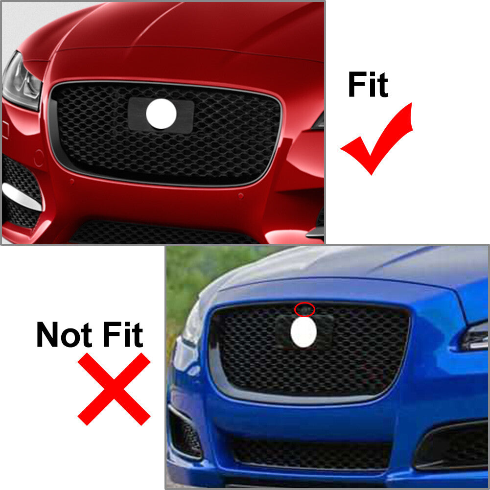 Front Bumper Air Intake Grille Square Hole Grille FIT for Jaguar XF 2016-19 T2H3983