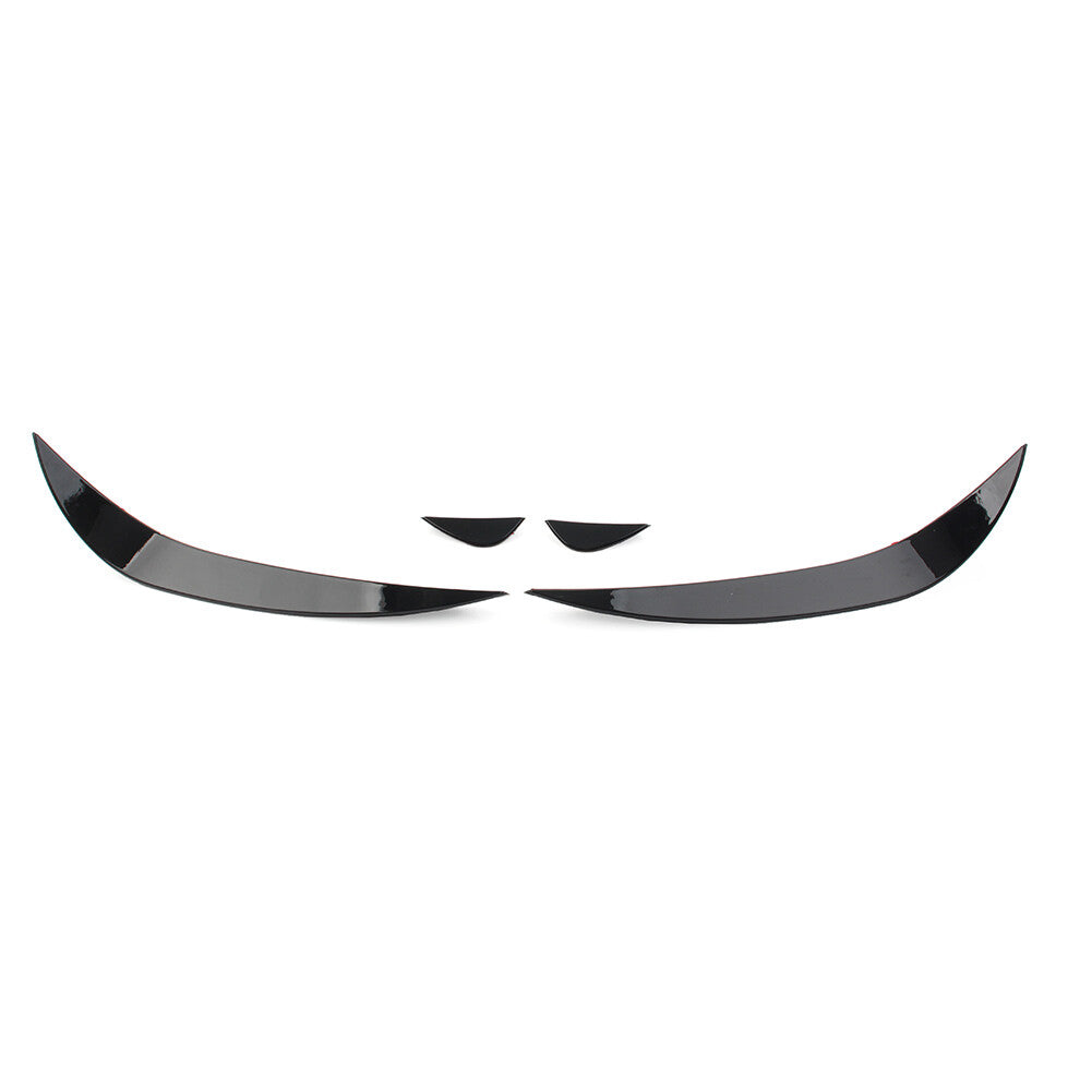 Front Bumper Lip Splitter Spoiler Side Canards Air Vent Trim Fit for VW for Golf 6 MK6