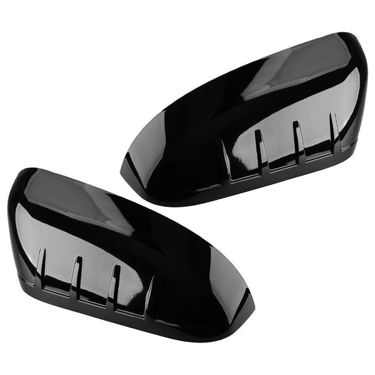Gloss Black Rear View Mirror Cover Cap For Explorer 2011-2015 Accessories n