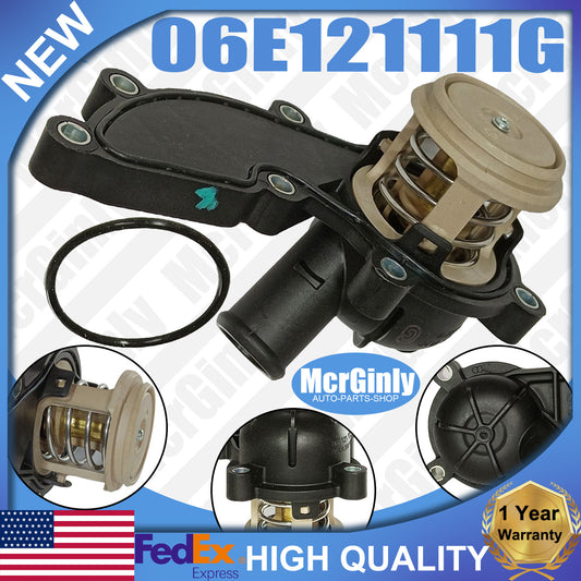 Suitable for Audi A4, A5, A6, for A8 , and Q5 engine thermostats with O-rings #06E121111G #06E1211M- n
