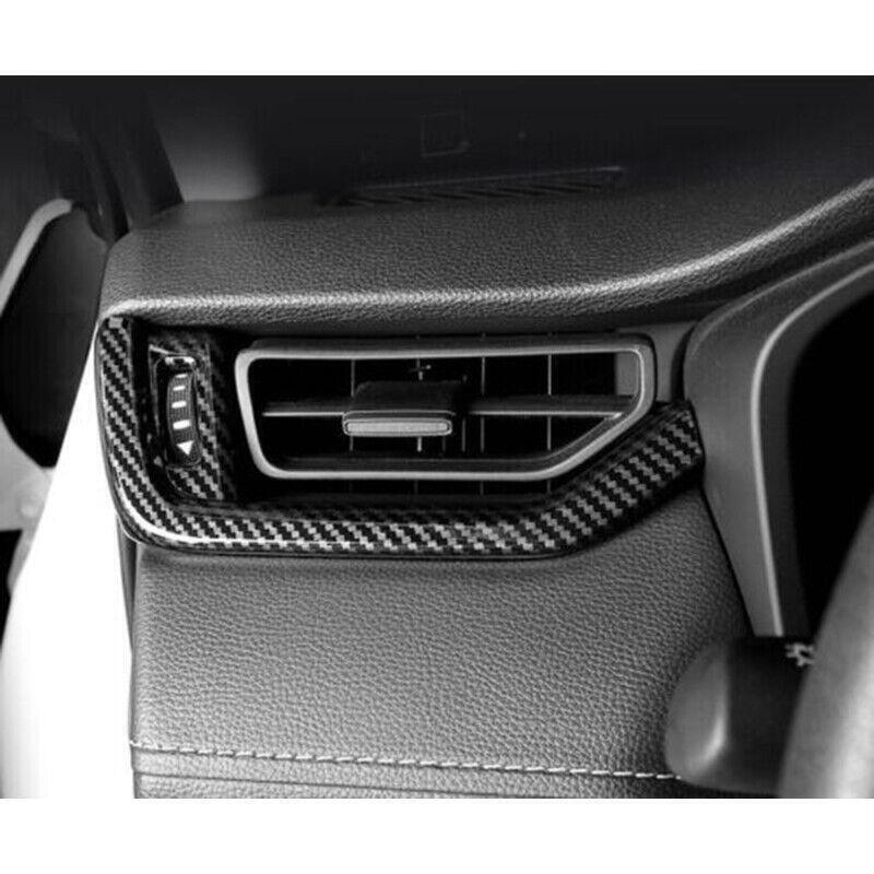 for Toyota Rav4 2019-24 ABS Carbon Fiber Console Dashboard Strip Cover Trim 2X