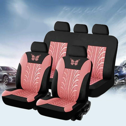 9 Pieces Car for Seat Covers Protector Front & Rear Full Interior Set For 5- for Seat Car