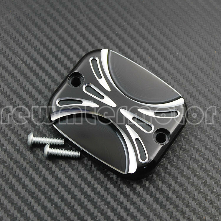 Master Cylinder Cover Fit for Harley Road King Gliding 01-07 Softail Dyna 96-15 Q