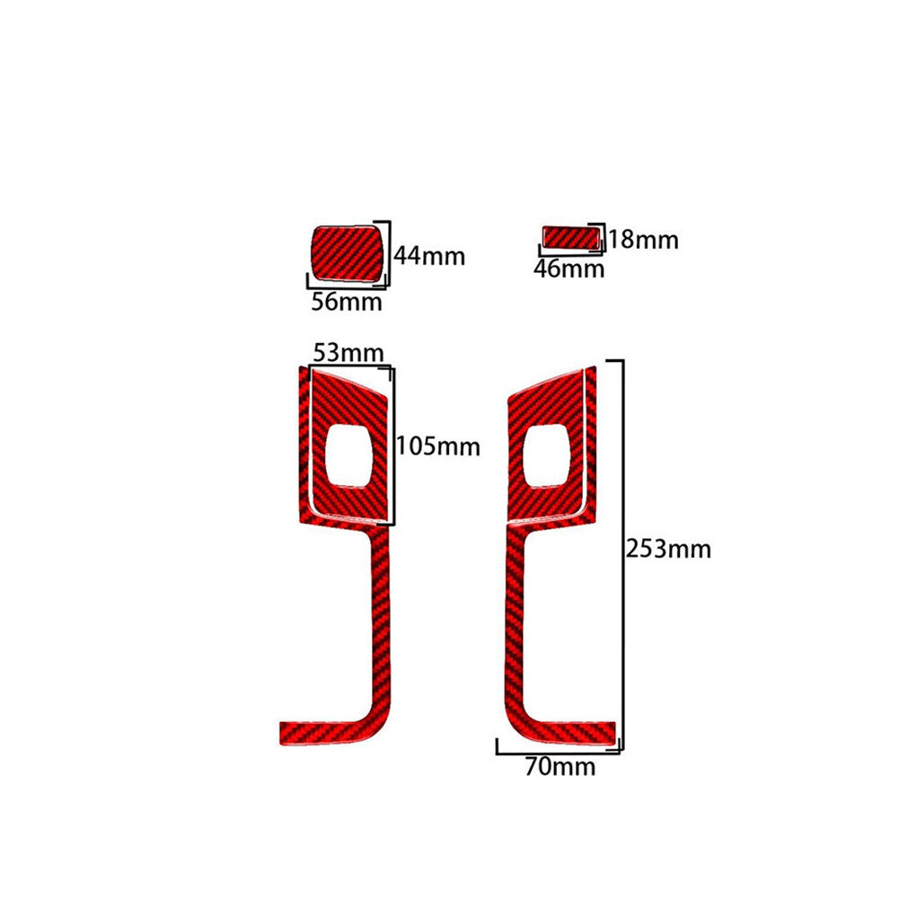 Red Storage Box Trim Cover Decoration For CLA 2014-2018/GLA 15-18 v