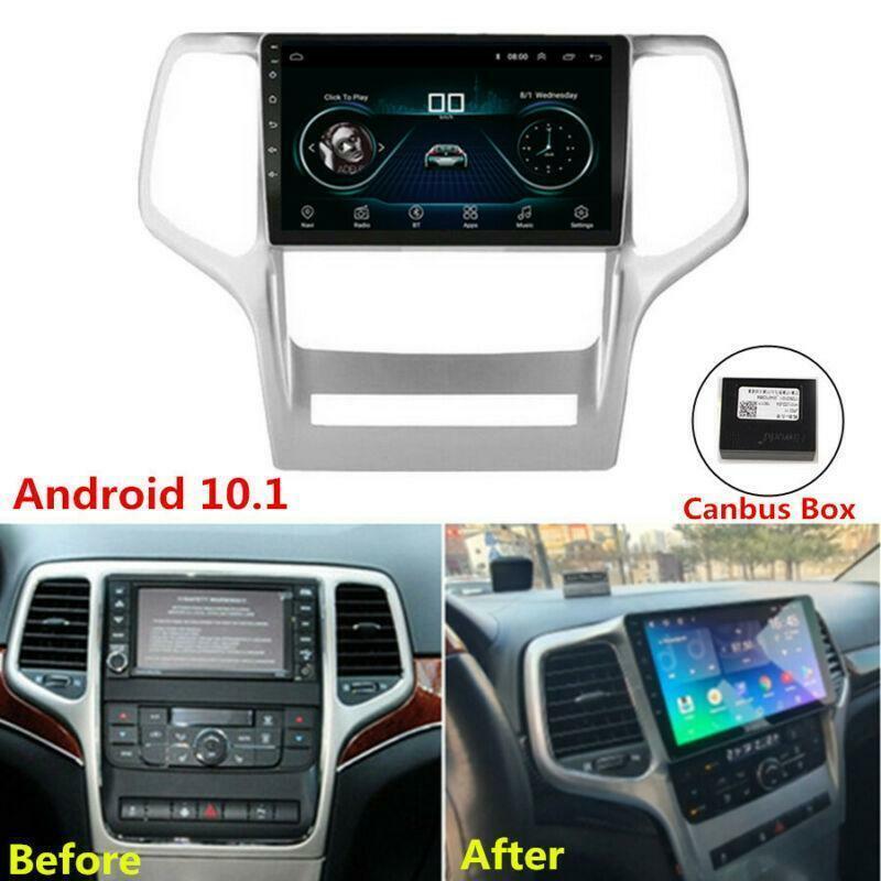 for Jeep Grand Cherokee Android 10.1 Car Radio GPS 9 Stereo Head Unit FM 11-13