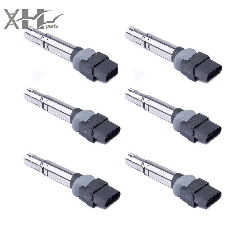 6pcs Lgnition Coils Kit for VW for PASSAT 06-13 3.2 AXZ 3.6FSI for PASSAT cc 022905715A