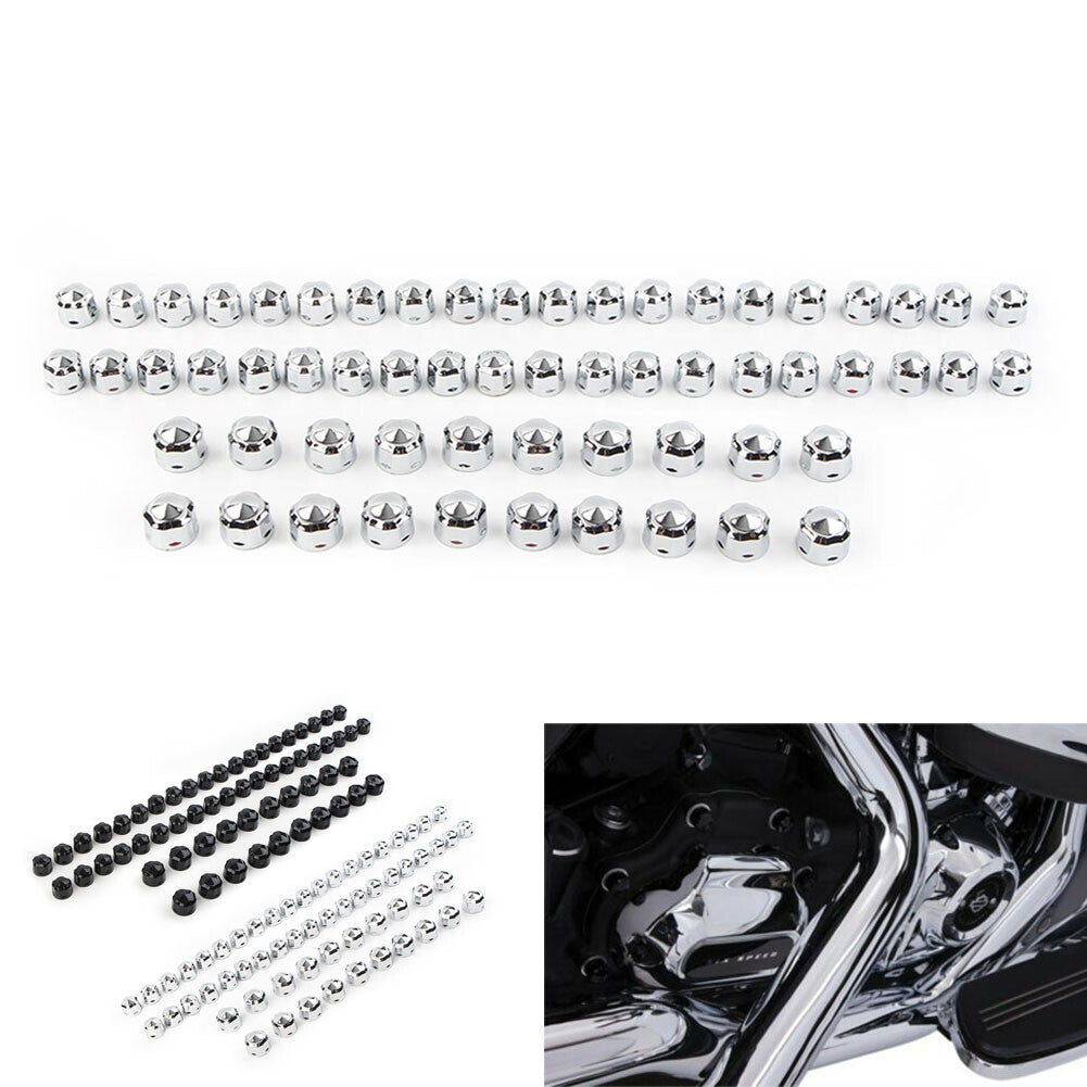 Engine Bolt Caps Cover for Harley Road Street Glide Softail Q