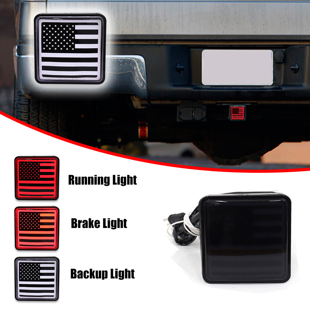 for PICKUP TOW HITCH Trailer Cover Running/Brake/Reverse Lights 2 x 2 - v