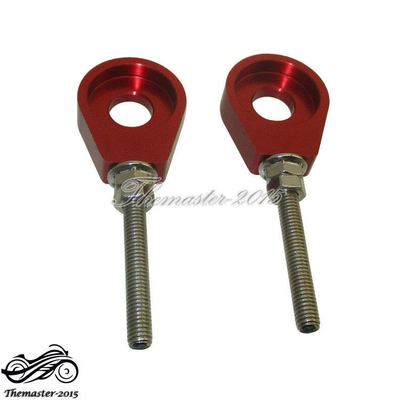 Billet Aluminum Chain Adjusters for Kawasaki KLX110 for Honda CRF110 Swingarms Q