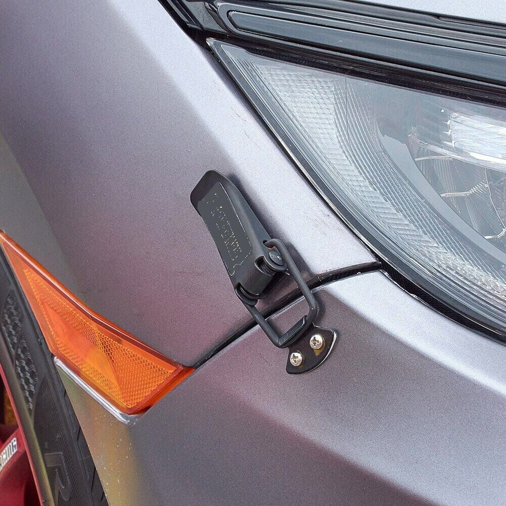 2x Quick Release Car Bumper Buckles Fasteners Trunk Front Fender Bumper 2.61''
