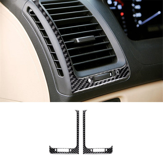 4x Red Carbon Fiber Memory for Seat Switch Trim For Land for Range Rover Sport 2014-2017 v