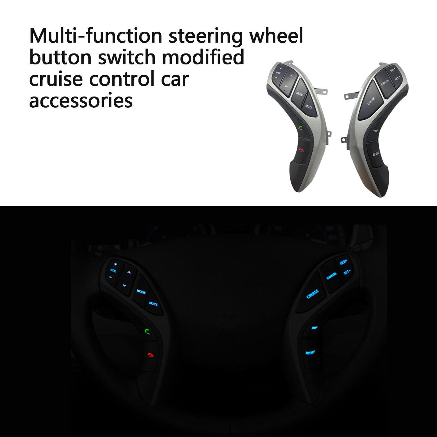 for HYUNDAI for Elantra MD 11-16 LH+RH Cruise Audio Steering Wheel Control Switch
