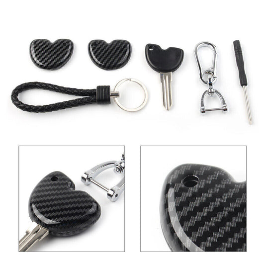 Motorcycle Uncut Blade Blank Embryo W/Key Fit Vespa Piaggio 3VTE Fly 125 250 300