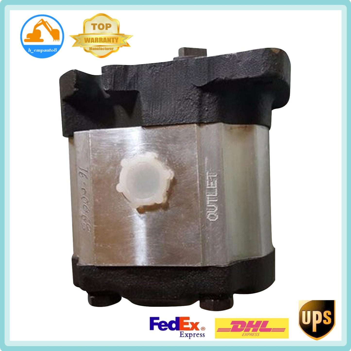 For Kubota B8200 67810-76100, 67810-76102 Hydraulic oil pump New