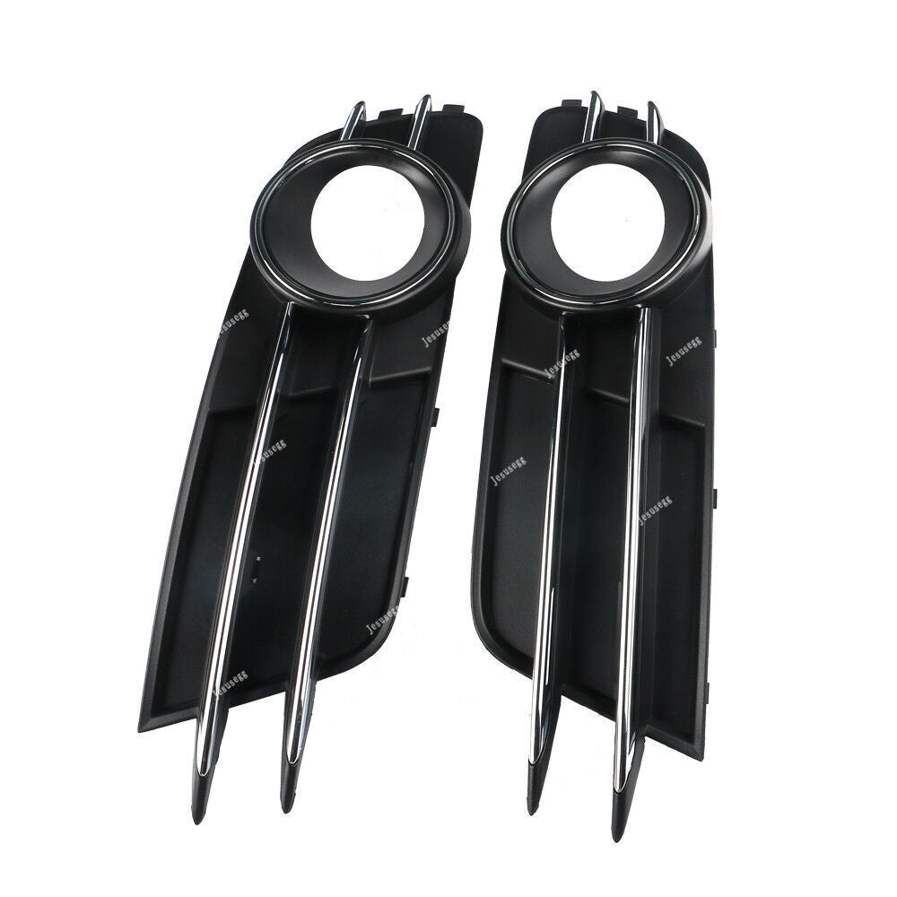 2Pcs Left +Right Front Lower Bumper Fog Light Grille Fit for Audi A6 2011-2015