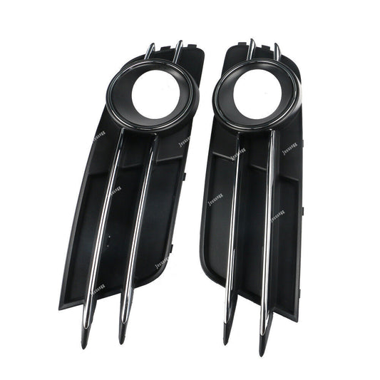 2Pcs Left +Right Front Lower Bumper Fog Light Grille Fit for Audi A6 2011-2015