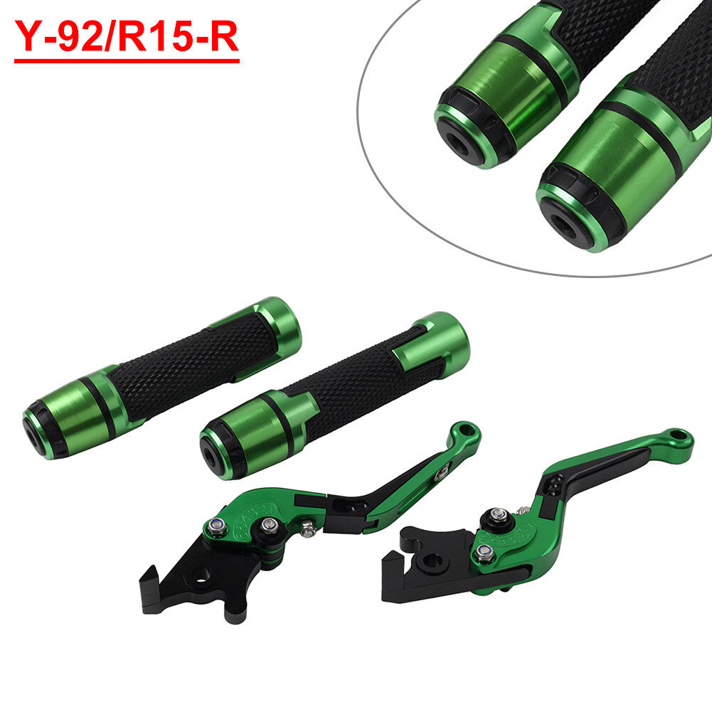 Fold Extendable Brake Clutch Lever Handlebar Grip Sets for Yamaha MT-15 XSR155