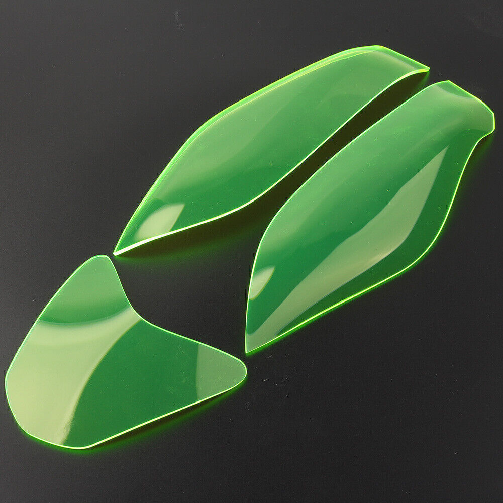 Green Front Headlight Guard Shield Screen Lens Cover For RSV4 2011-2014