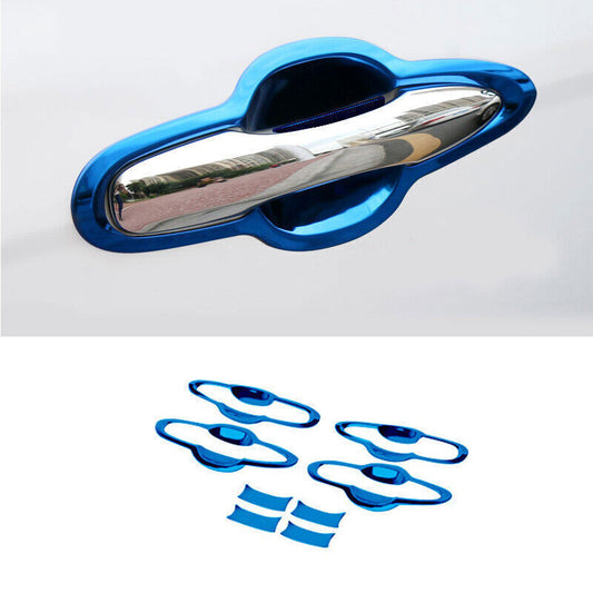 Blue Titanium External Side Door Bowl Cover Trims for Toyota for Camry 2019-2023 8p