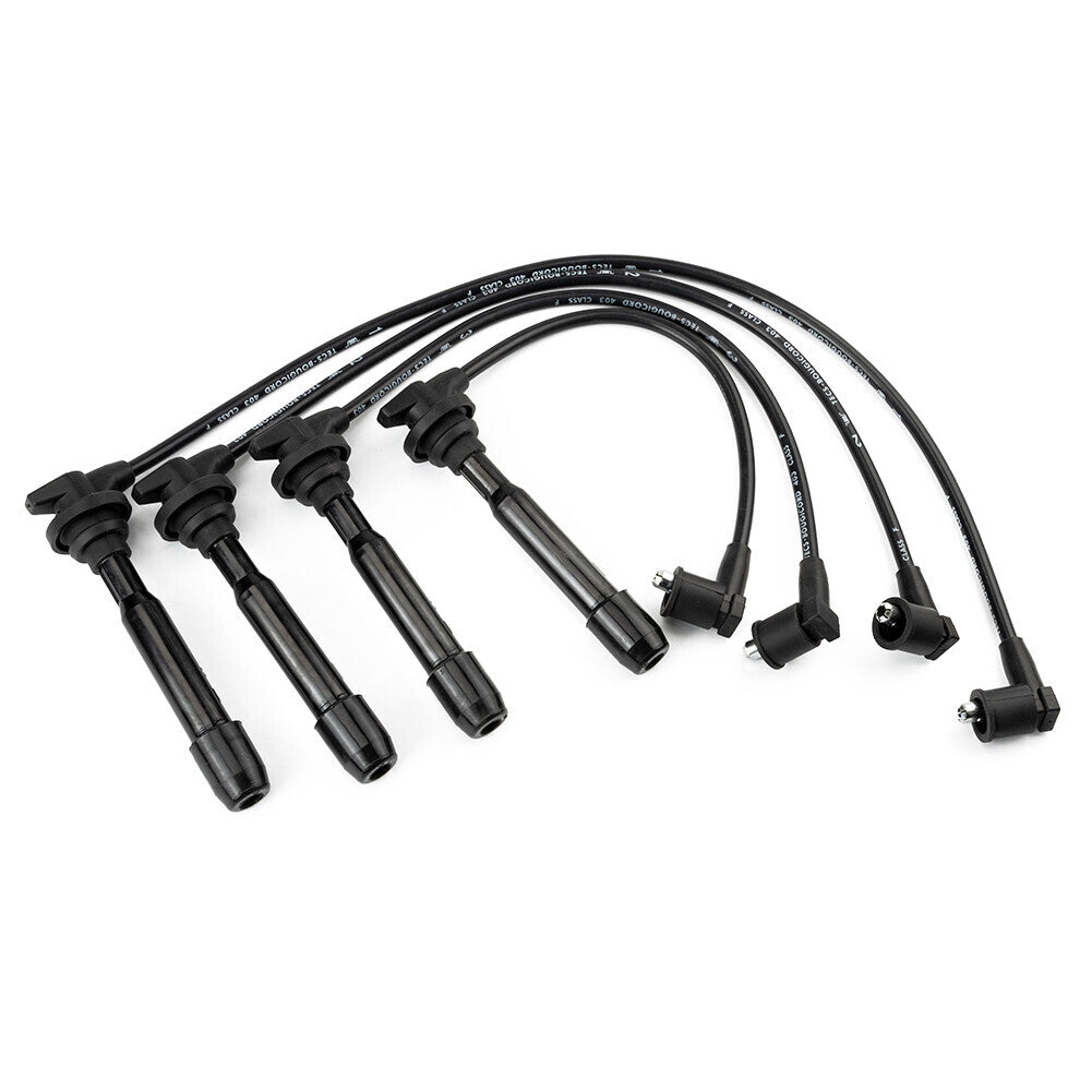 4PC Spark Plug Ignition Wire Set for Hyundai for Elantra Tiburon for Kia Spectra Soul L4 Q
