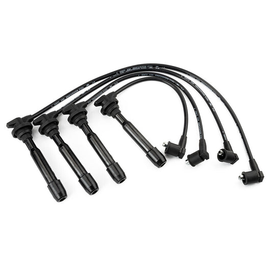4PC Spark Plug Ignition Wire Set for Hyundai for Elantra Tiburon for Kia Spectra Soul L4 Q