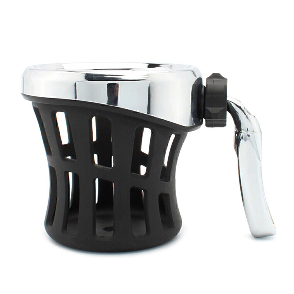 Motorcycle Handlebar Cup Holder Drink W/ Mesh Basket Mount Chrome for BMW R18 Q