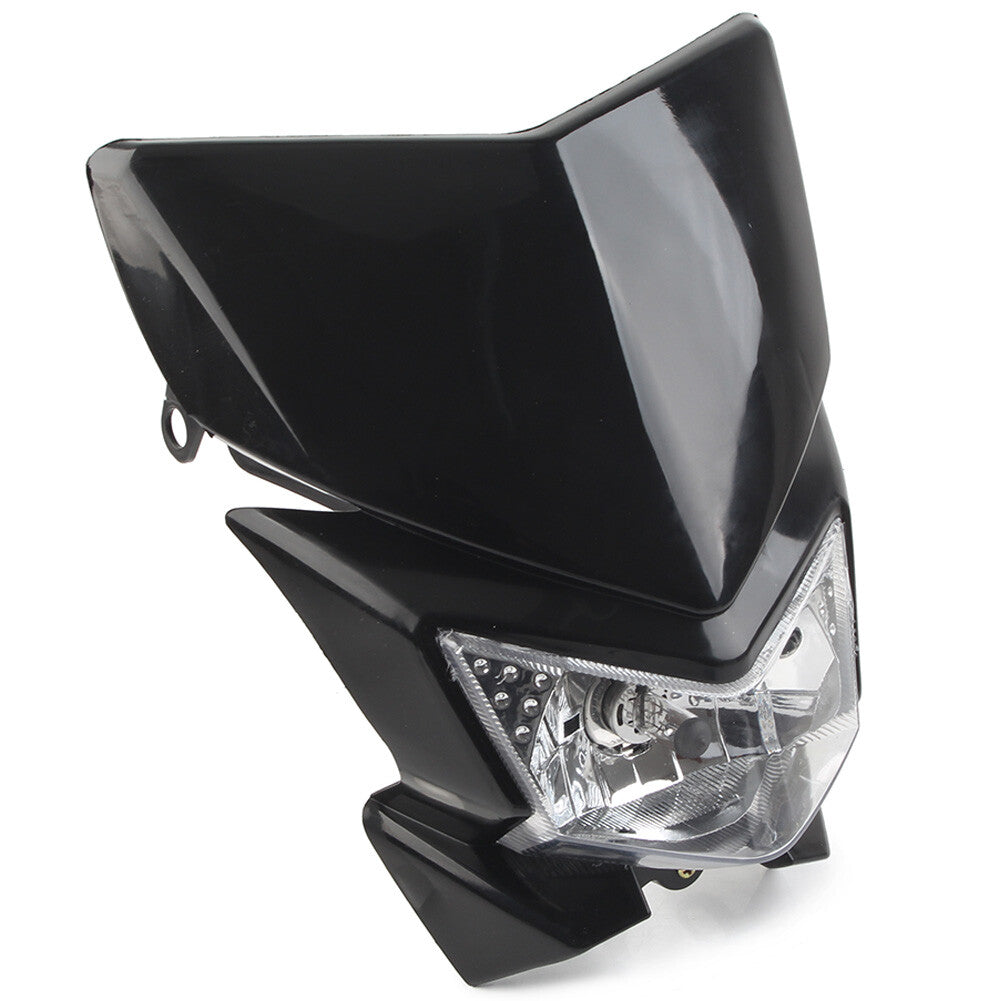 Motorcycle Front Headlight Head Lamp12v 35w Mx Enduro Dirt Trail Bike 250cc