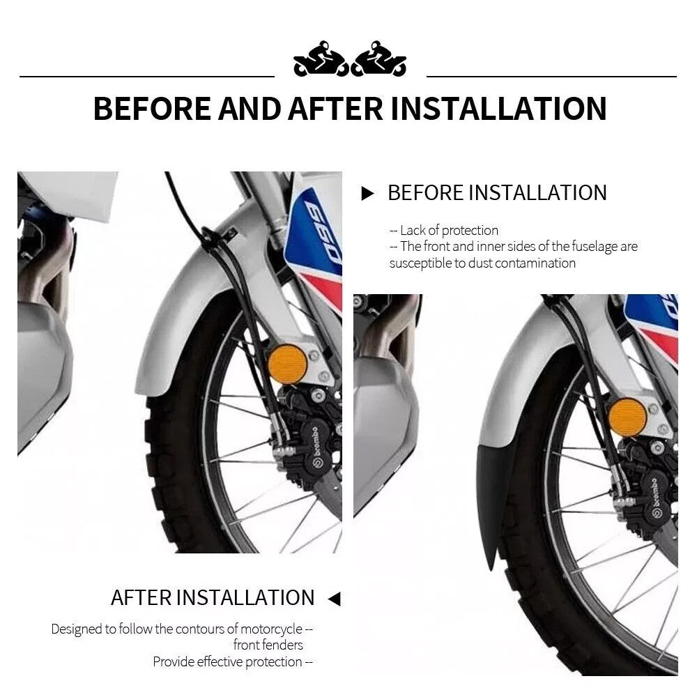 057180 Fender Extender for Tuareg 660 2022-2024 (fits to front mudguard)