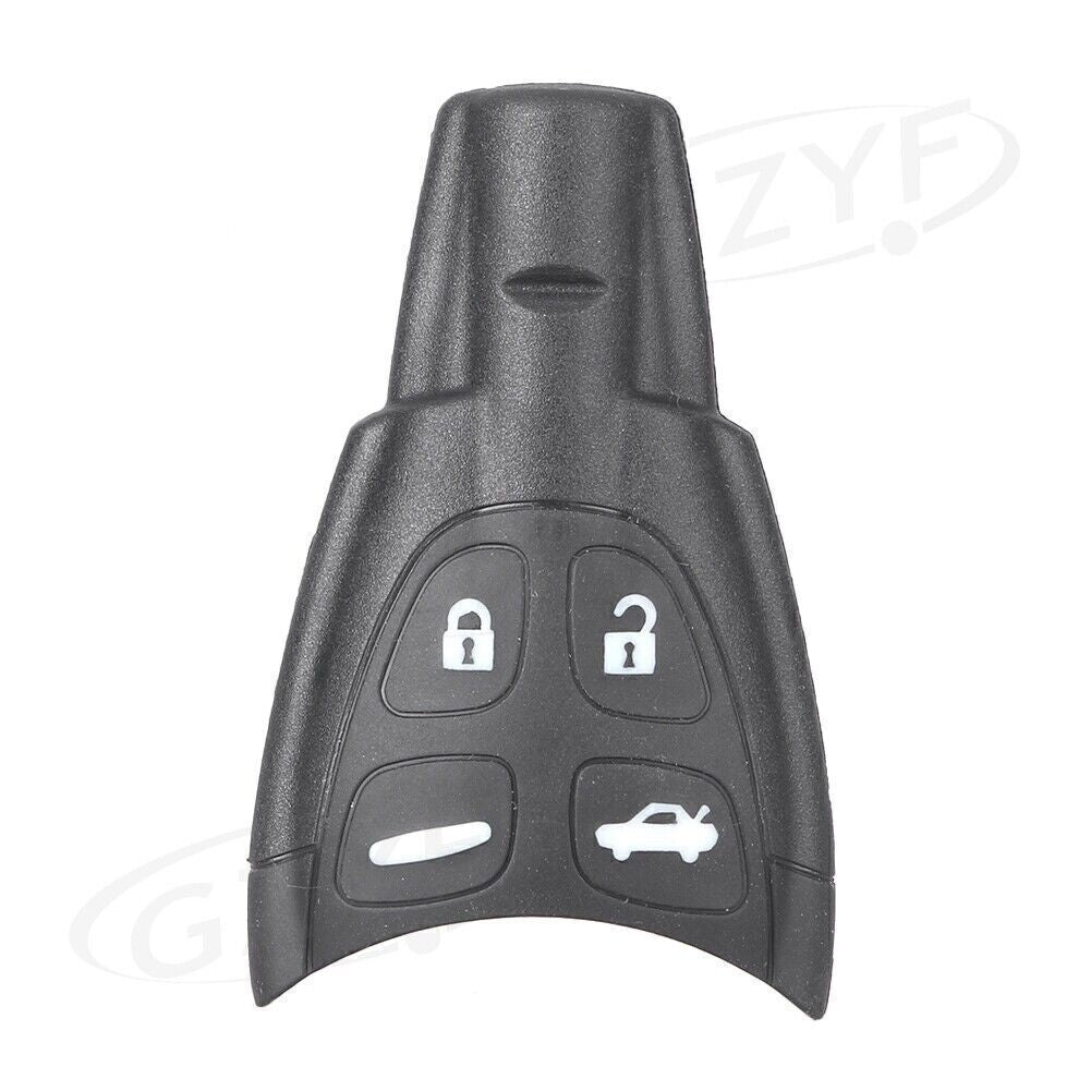 4 Buttons Remote Key Fob Shell Cover Case Keyless Fit for Saab 9-3 Sport Sedan 03-11