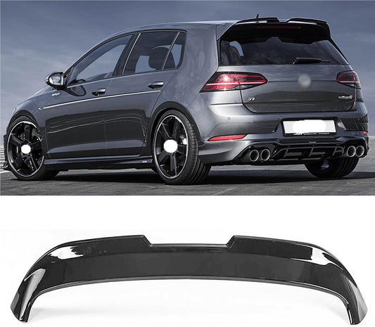 Rear Roof Spoiler Wing Gloss Black for VW Golf7 MK7 MK7.5 GTI GTD R 2014-2021 Q