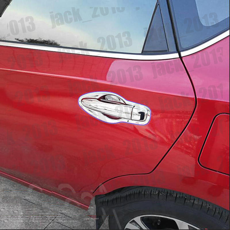 for Nissan Versa Tiida 2016-2024 Side Door Handle Base Bowl Cup Covers Trims 8x