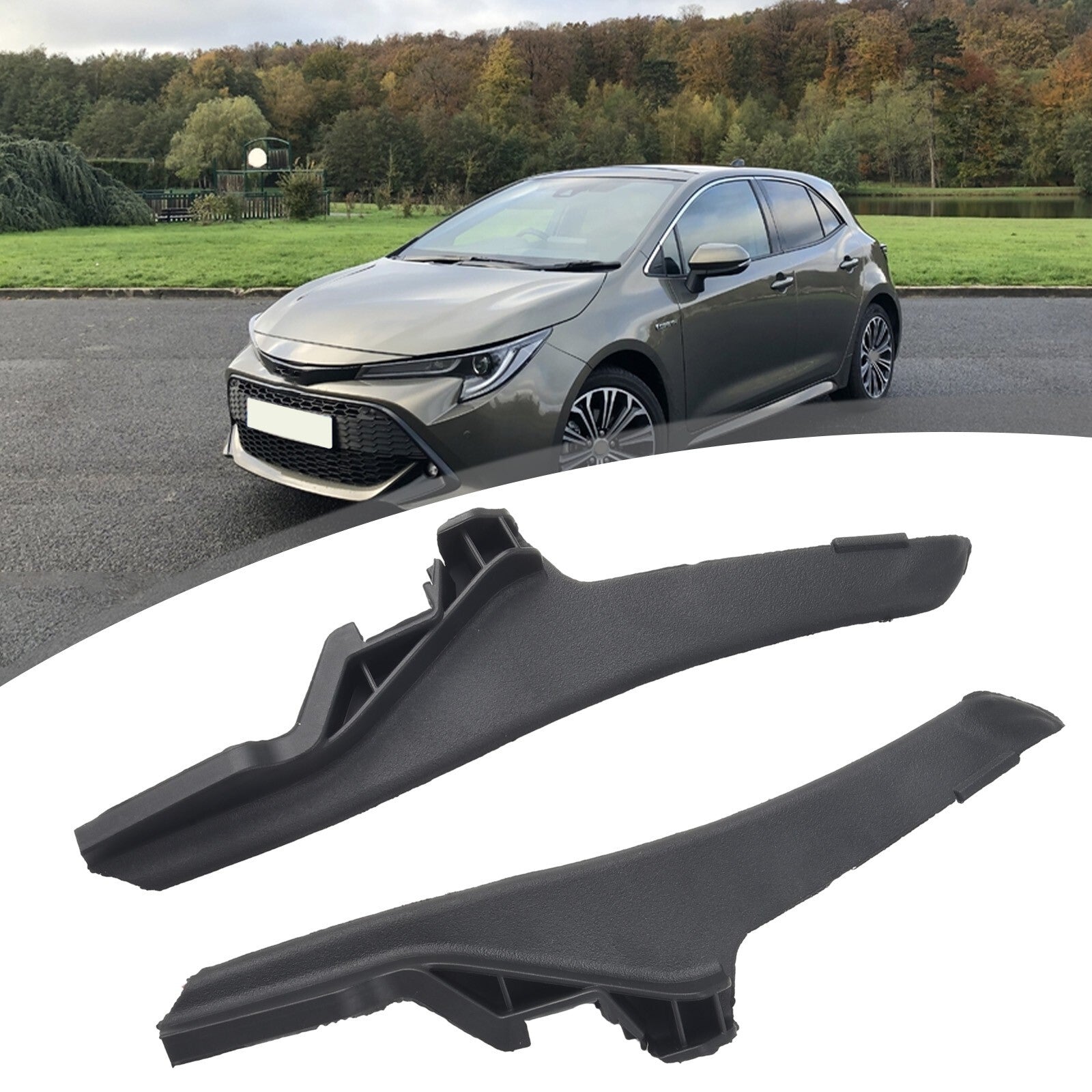 1Pair Front Windshield Wiper Cowl Cover Part for Toyota for Corolla LE 2014-2019