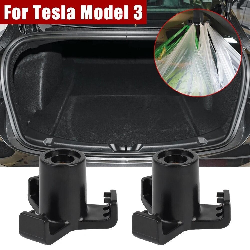 Model 3 Accessory Trunk Hook for Shopping Bags - Easy to Install n