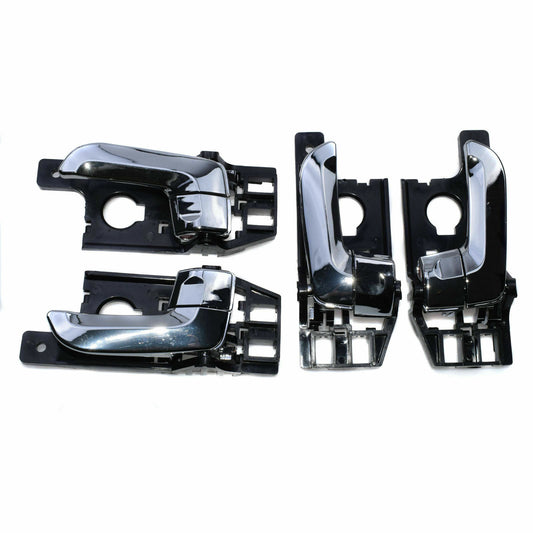 for Kia 2005 - 2010 Interior Door Handle for CHRome Left and Right Set - v
