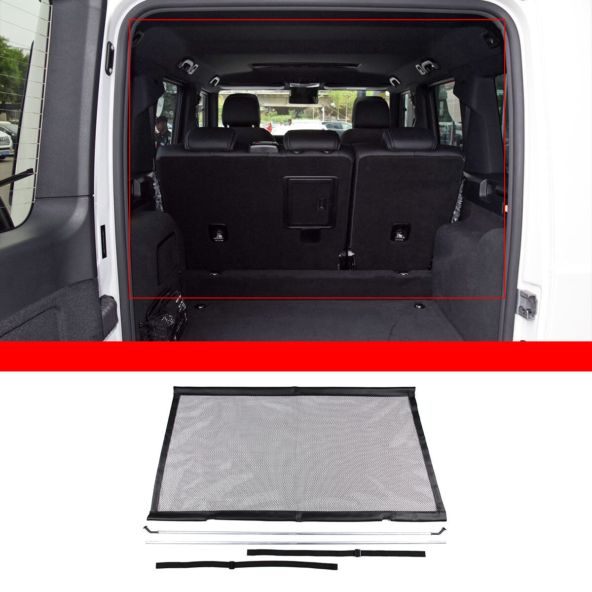 Suitable for G-Class W464 G63 G550 trunk cargo net/pet barrier 2019-22- n