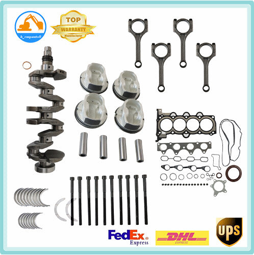 G4FD Overhaul Engine Rebuild Kit Crankshaft /Rods for Hyundai 1.6L I4 New DHL