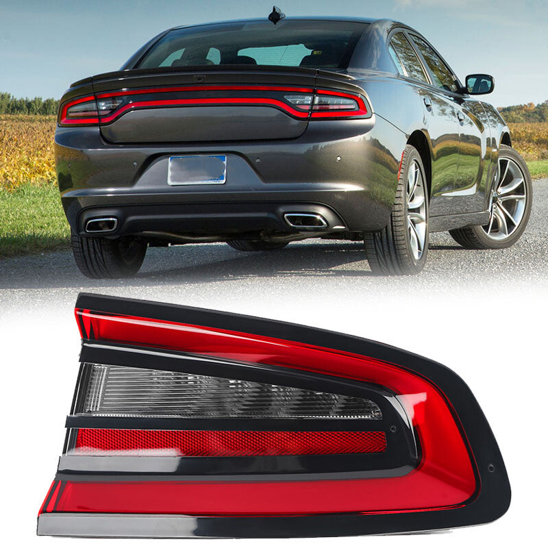 Passenger Outer Tail Light For 2015-2022 for Dodge Charger Red Brake Lamp Assembly