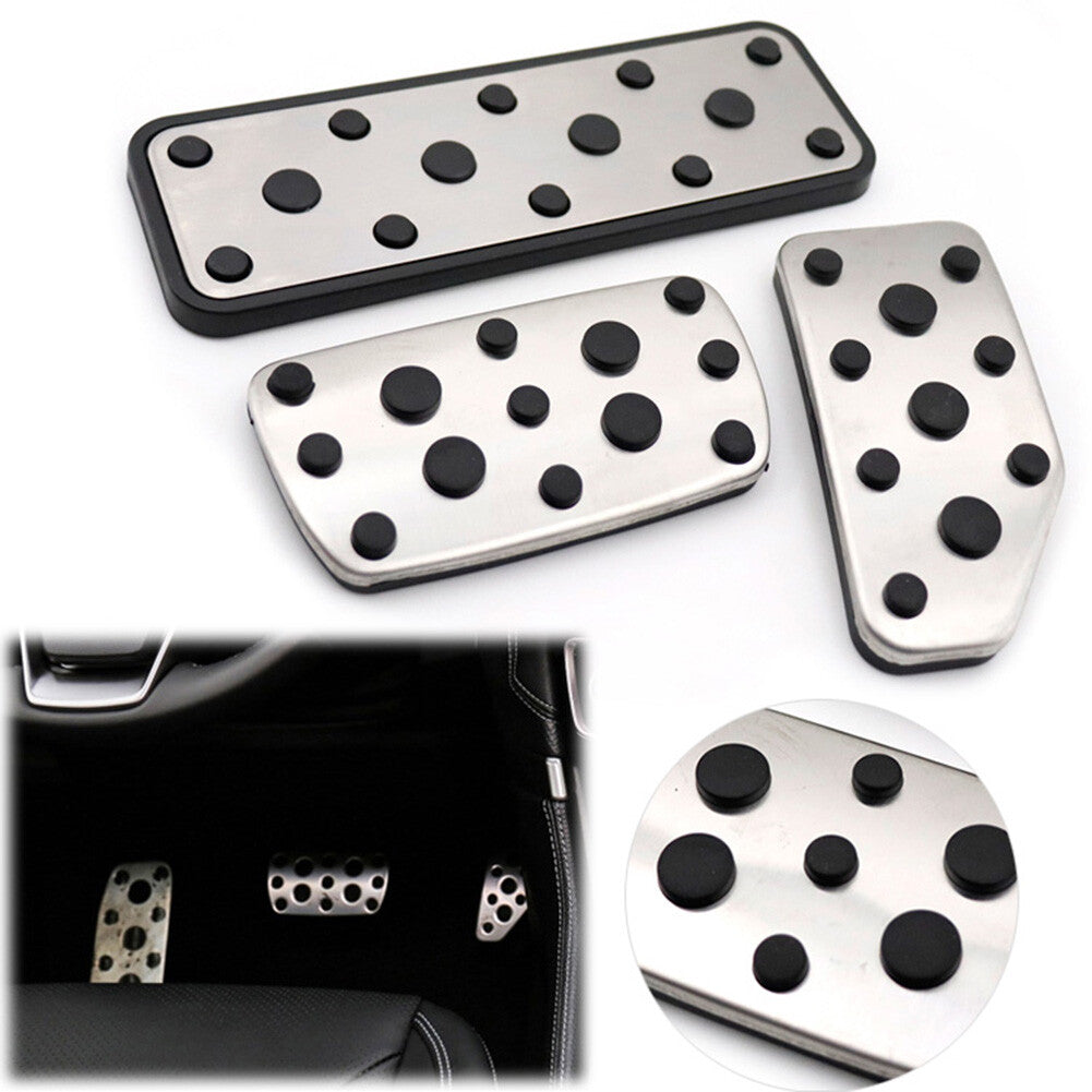 Car Foot Gas Brake Pedals Cover Kit Fit for Subaru forester 2019-21 XV 18-20 Impreza
