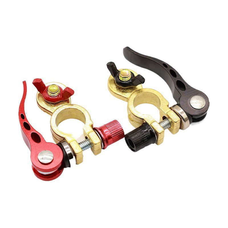 2-Piece Set of Car SUV Battery Terminal Disconnect Positive and Negative Switch Connection Parts n