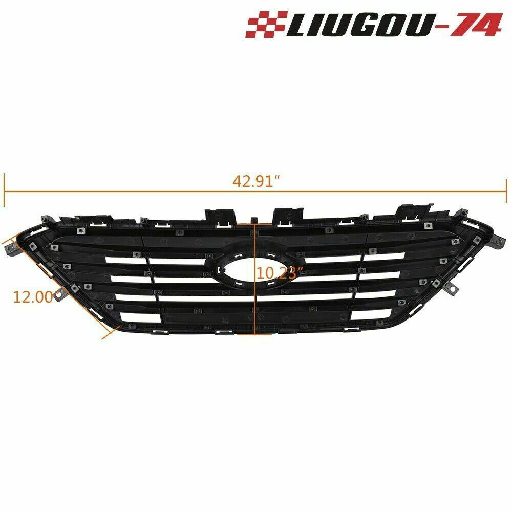 Fits 2015 - 16 for Hyundai Sonata Sedan Front Bumper Factory Style Grille Grill - v