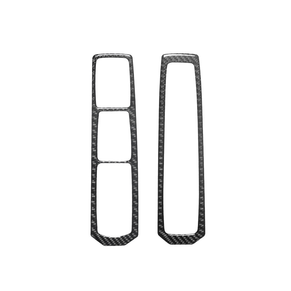 Carbon Fiber Center Console Panel Cover Trim for Honda for Civic Si 2002-2005 v