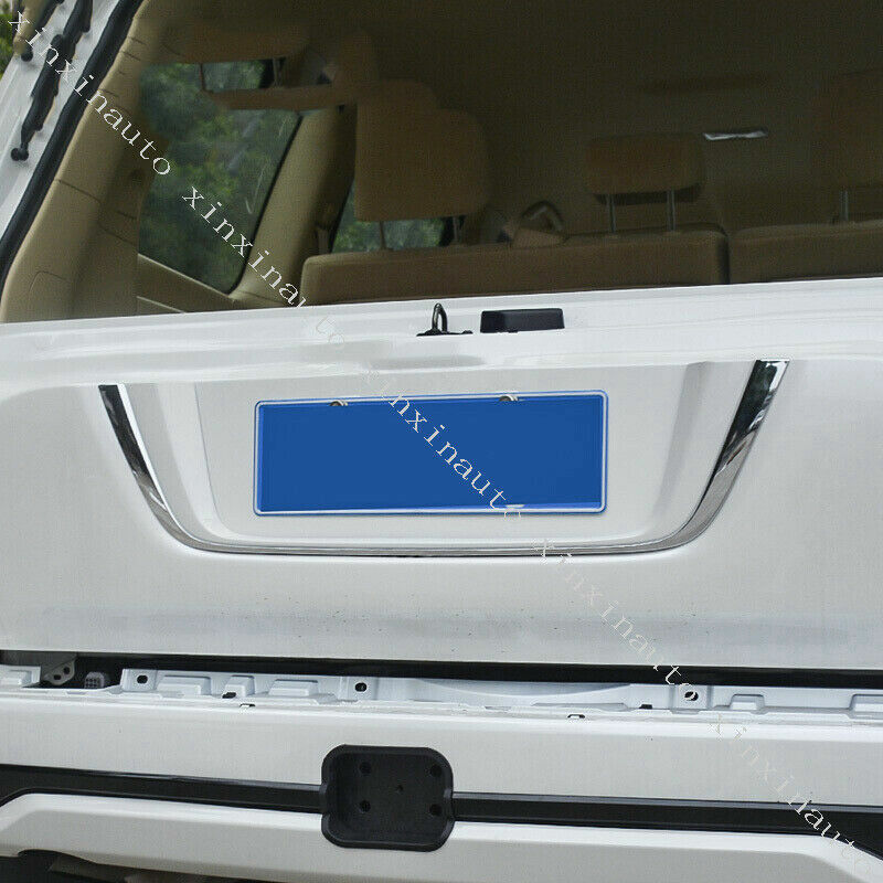Rear License Plate Molding Cover Frame Trim for Toyota for Land Cruiser LC200 08-21