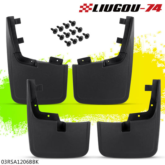 Front splash mud guard fender without fender flares fits for F150 2015 - 2018 - v