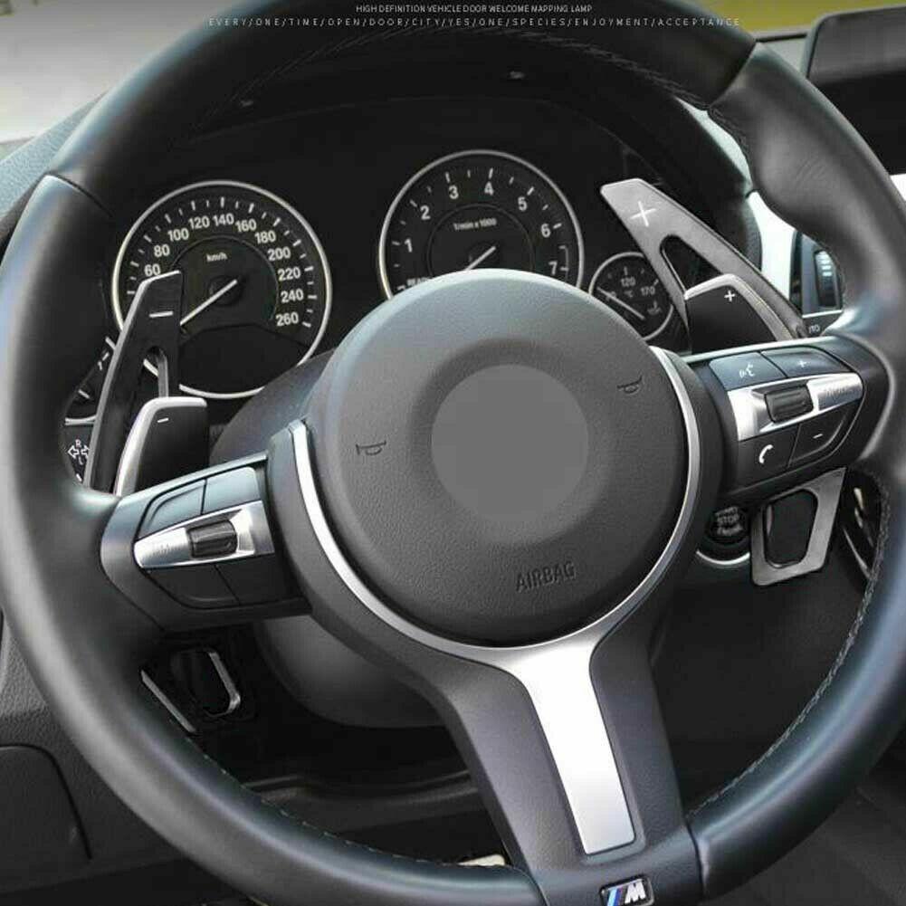 Black Steering Wheel Gear Shift Paddle Extended for BMW 3 F30 5 Series F10