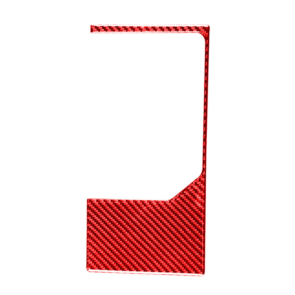 Carbon Fiber Gear Shift Panel Outer Frame Trim Fit for Toyota Tundra 2014-2021 Red