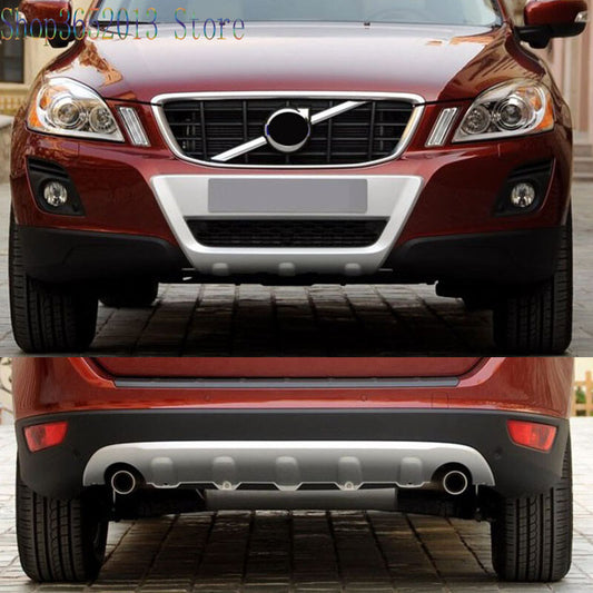 2P for volvo XC60 2009-2013 Front  Rear Bumper Protector Skid Plate Guard Cover