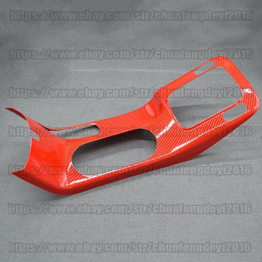 for Kia Forte K3 14-16 Carbon Fiber Car Central Console Gear Shift Panel Trim