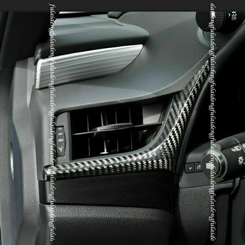 for Lexus ES350/300H 2019-2020 Carbon Fiber Inner Dashboard Decor Strip Trim ABS